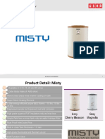 Misty Water Heater Product Details