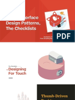 Interface Design Patterns Checklist 2020 PDF