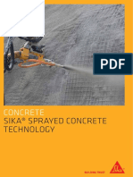 Concrete: Sika® Sprayed Concrete Technology