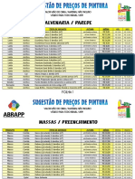 Tabela Preço ABRAPP 2019 PDF