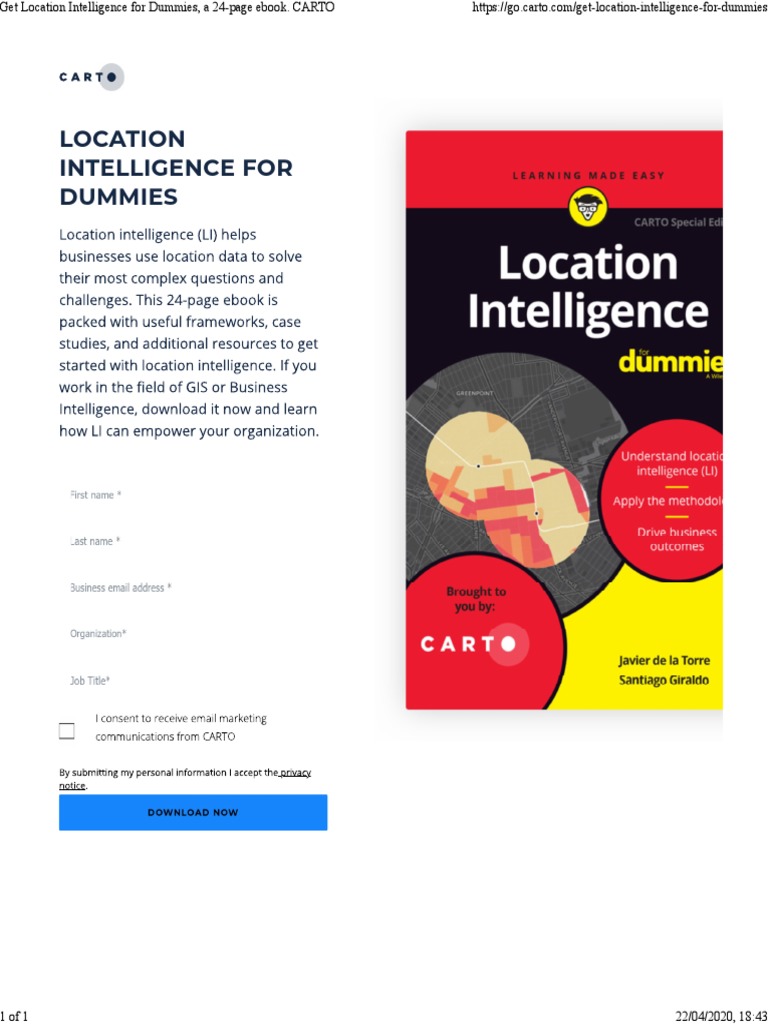 Location Intelligence for Dummies eBook | PDF