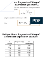 Multiple Linear Regression Fitting of A Nonlinear Expression (Example 2)