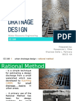 Urban Drainage Design: Water Resource Engineering