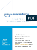 Calitatea Energiei Electrice - Curs1 - 2020