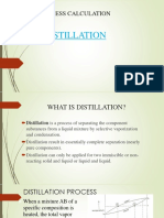 Process Calculation: Distillation