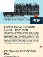 Ekonomi Sumber Daya Terbarukan: Perikanan