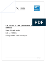 Lab Report On IPS (Introduction To Petroleum Software)