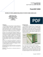 Power2007-22060: Testing of Inter-Laminar Insulation of Stator Cores Using Elcid