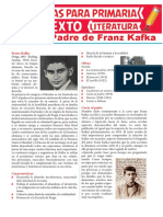 Carta Al Padre de Franz Kafka para Sexto Grado de Primaria