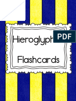 Hieroglyphics Flashcards A