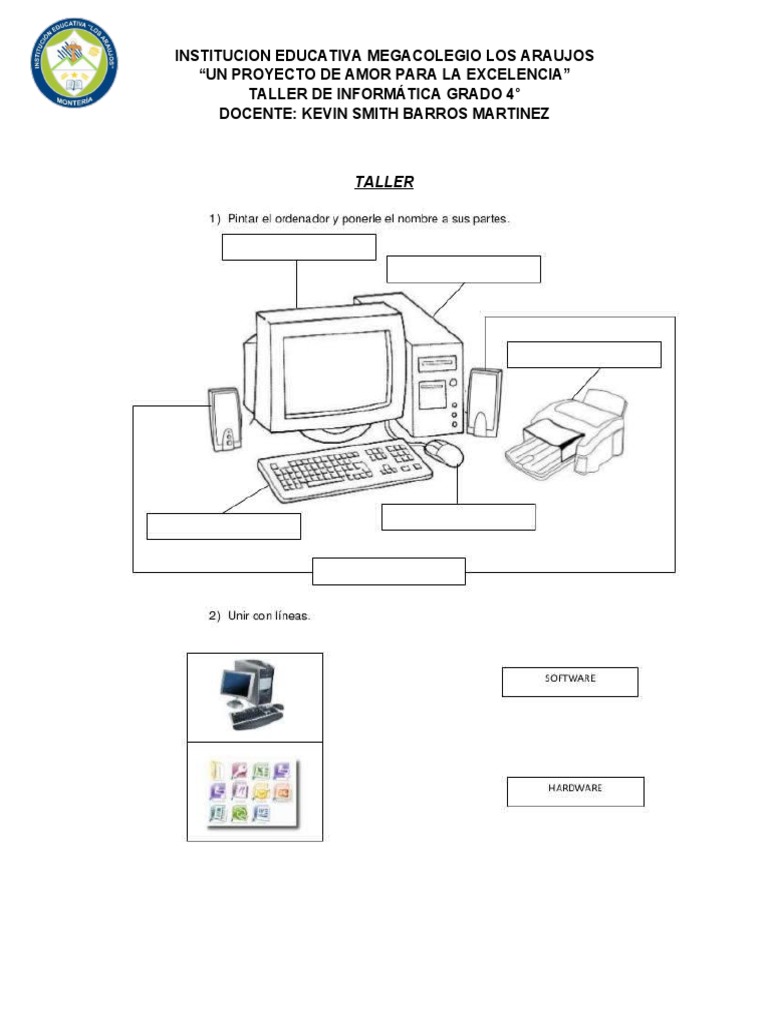 Taller de Informática para 4° Grado | PDF | Juegos y actividades ...