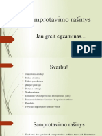 Samprotavimo Rašinys