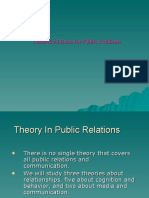 Theoretical Basis For Public Relations