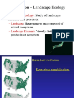 Introduction - Landscape Ecology:: Study of Landscape Structure and Processes