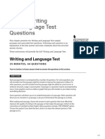 Language Test Questions