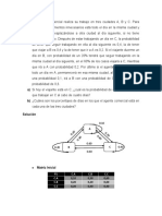 Trabajo Io Cadenas de Markov