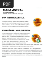 Mapa Astral_ Mapa Mini de ELCY DE MATOS FRANCA _ Personare