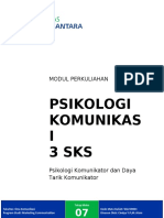 Modul Pertemuan 7 (Psikologi Komunikasi)