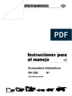 Manual de Operación y Mantenimiento RH200 PDF