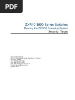 (ST Public) ZXR10 3900 Series Switches Running ZXROS - ST v1.5 PDF