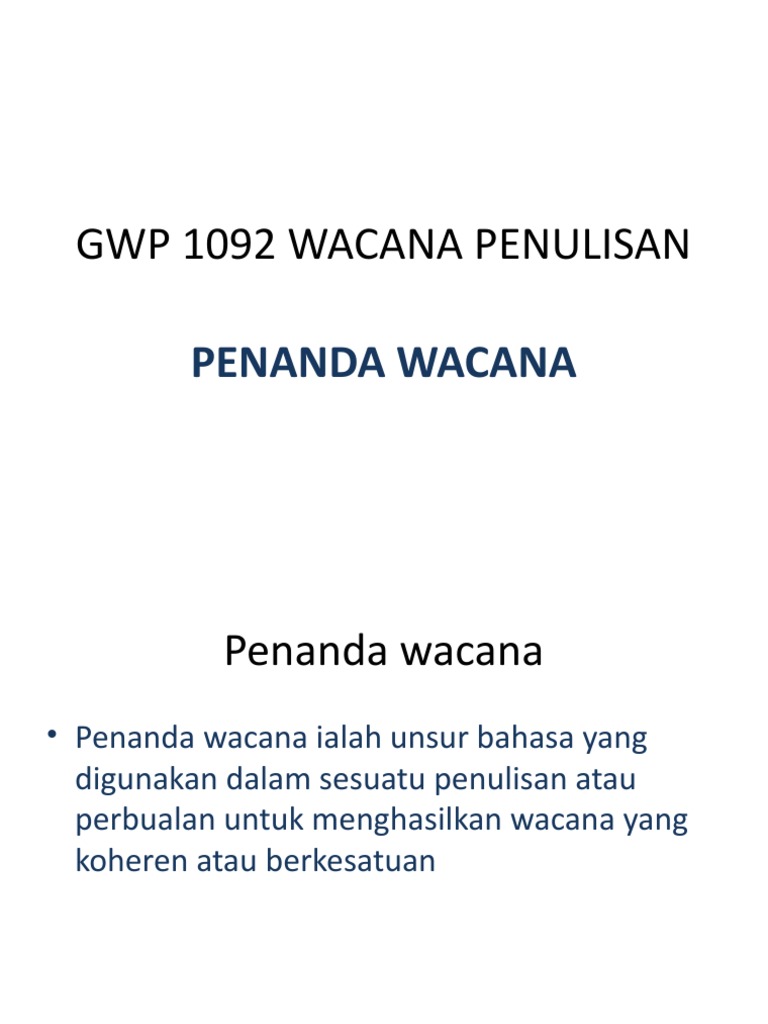 Tajuk 3 Penanda Wacana 2 Pdf