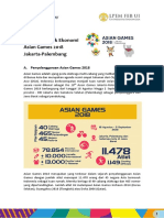 booklet survey dampak ekonomi asian games 2018 LPEM UI Bappenas