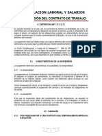 Capitulo Iv Suspención Del Contrato de Trabajo PDF