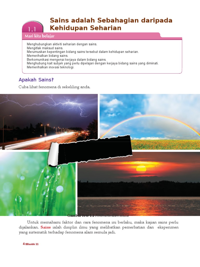Sains Adalah Sebahagian Daripada Kehidupan Seharian Pdf