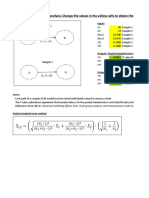 Conducting A Multi-Group Analysis: Change The Values in The Yellow Cells To Obtain The Values in The Green Cells