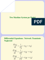 Two Machine System Pu Model