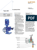 LEWA Ecoflow Variable Eccentric Pump Drive Type LDE: Performance