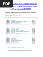 NRCS__Hydrology Chapters links