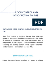 Shop Floor Control and FMS Introduction