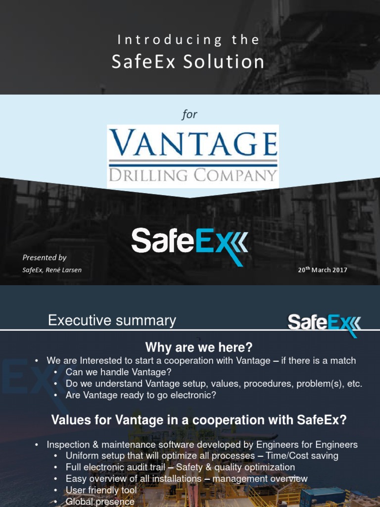 SafeEx: Optimizing Vantage ERP Integration | PDF | Enterprise Resource ...