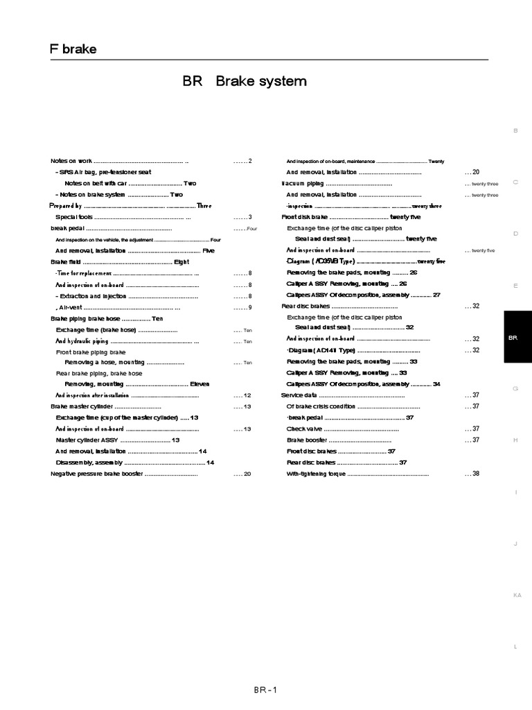 Brake System | PDF | Brake | Nut (Hardware)