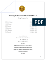 Mobitel Sri Lanka - Training & Development PDF