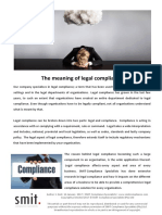 The Meaning of Legal Compliance PDF
