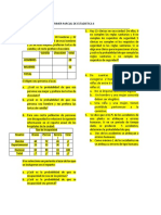 Primer Parcial de Estadistica Ii o Inferencial