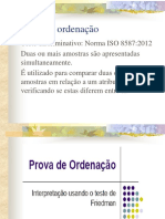 Teste de Ordenação - Norma ISO 8587 de 2012