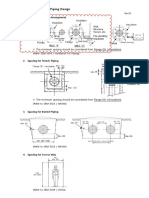 Minimum Spacing For Piping Design