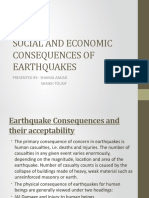 Social and Economic Consequences of Earthquakes