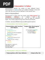 Polymorphism in Python