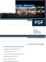 Sony Corporation: Group V PGPM 08 Sec A Marketing Major
