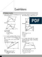 Geometría: Problemas resueltos de paralelogramos, trapecios, cuadrados y romboides