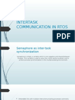 Intertask Communication in Rtos