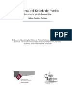 Zonificacion Catastral y Las Tablas de Valores Catastrales Del Municipio de Tehuacan 2020 PDF