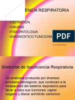 Síndrome de Insuficiencia Respiratoria