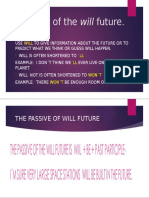 Revision of The Will Future Passive 8° GRADE