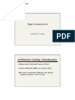Arithmetic Coding: Introduction: Data Compression