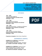 Hoja de Vida Calderon PDF